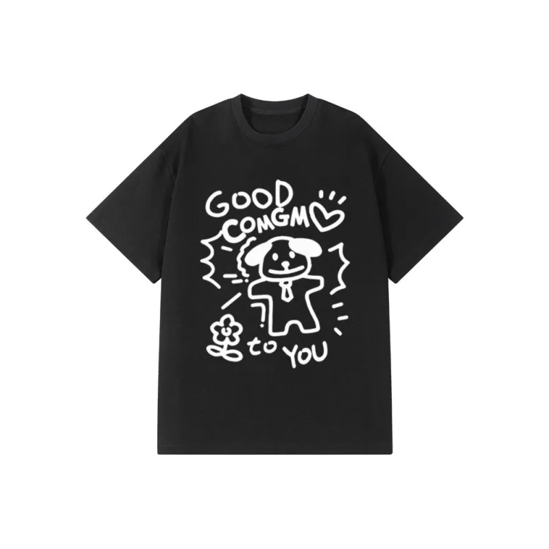 COMGM Drop Shoulder Sleeve T Shirt Unisex-20