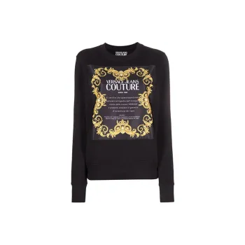 VERSACE JEANS COUTURE Sweatshirts Women's Black