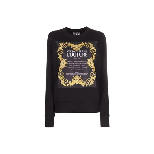 VERSACE JEANS COUTURE Sweatshirts Women's Black