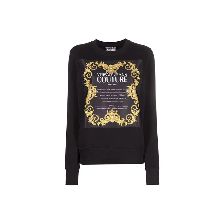 VERSACE JEANS COUTURE Sweatshirts Women's Black-0