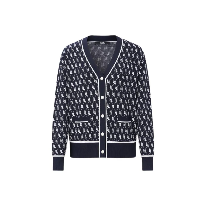 KARL LAGERFELD FW23 Knitwear Women's Navy Blue-0