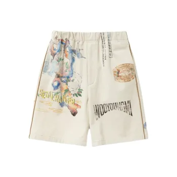 WOOYOUNGMI Casual Shorts Men's Beige