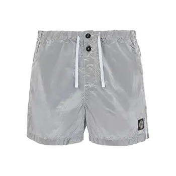 STONE ISLAND Casual Shorts Men's Light Gray