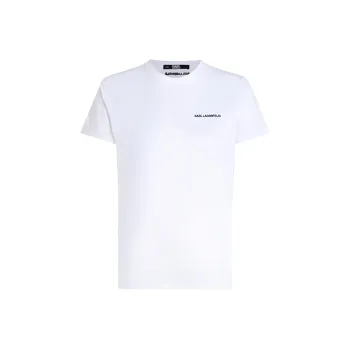 KARL LAGERFELD / Karl Lagerfeld Jeans Logo embroidered Organic cotton T shirt