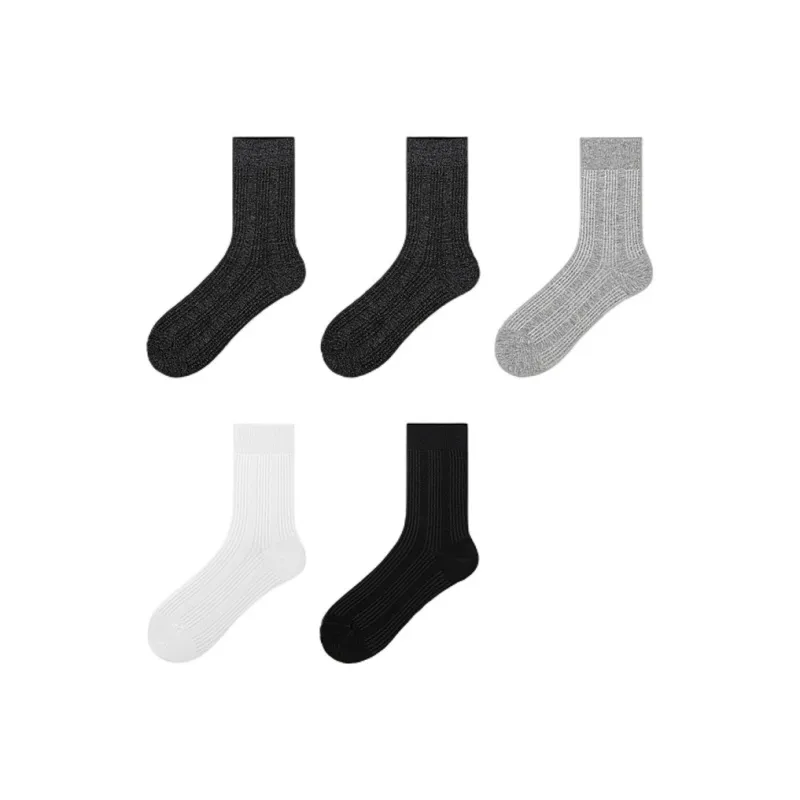 H YXIANG Mid Calf Socks Women's Combo Set-36