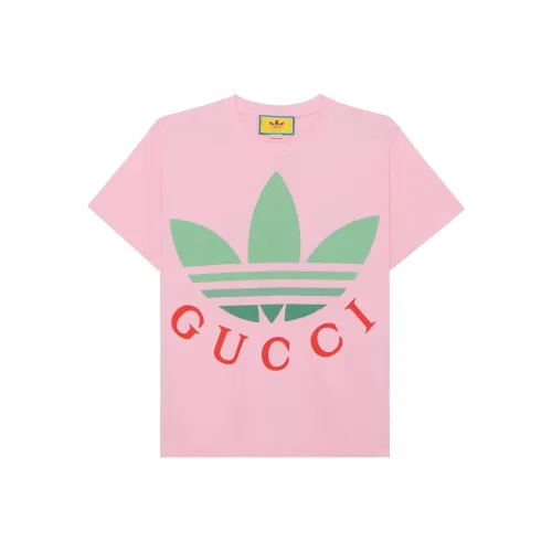 GUCCI X Adidas T Shirt Pink