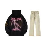 Black Pink+Yellow Mud Jeans