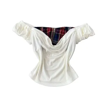 PLAY BUSH Puff Sleeve T Shirt Women's