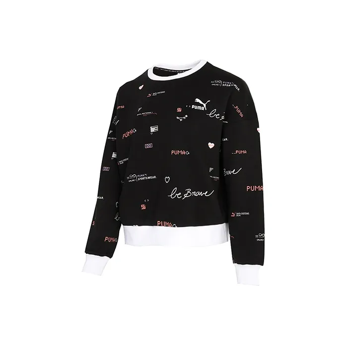 PUMA Sweatshirts Women's Black-0
