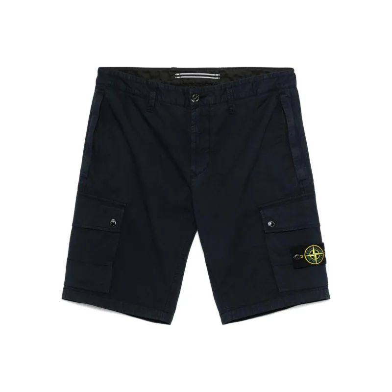 STONE ISLAND Compass Patch Bermuda Shorts-0