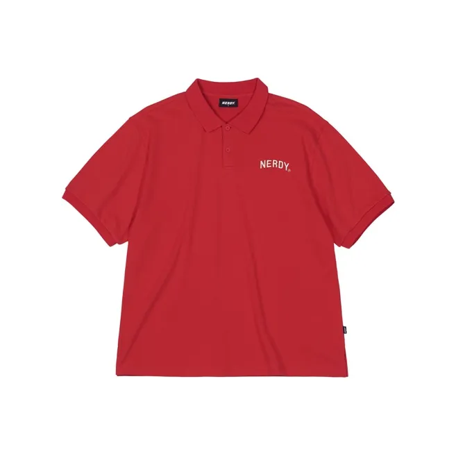Nerdy Polo Shirts Women's Red-0
