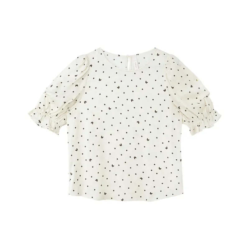 GOELIA Shirt Women's 06D Apricot With Print-0