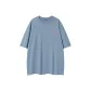 Haze Blue-Short-Sleeved-Lucky Smiley Face (Small Logo)