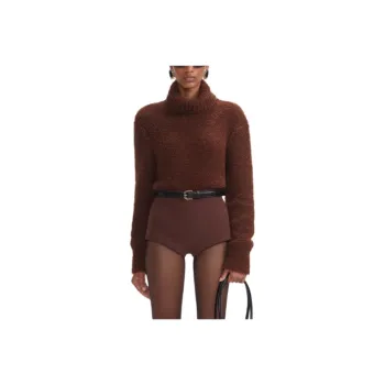 Self portrait Sweater Women's Dark Brown