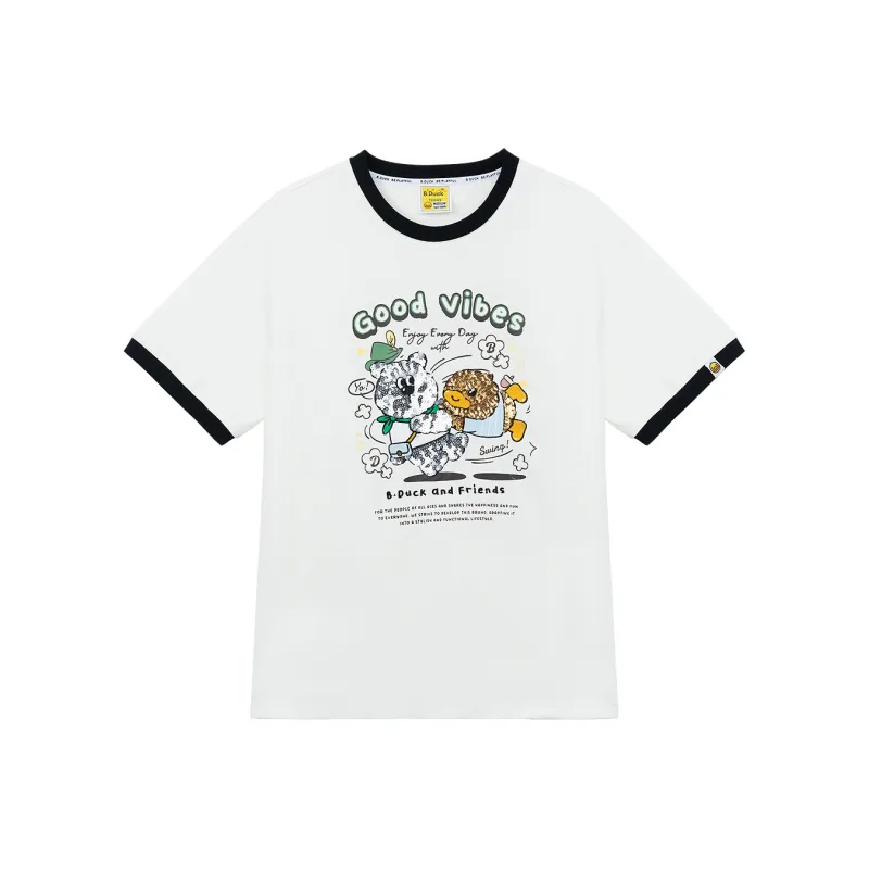 B.Duck T Shirt Women's Creamy Apricot-0