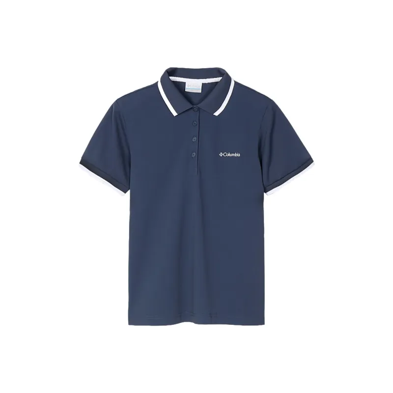 Columbia Polo Shirts Women's Navy Blue-0