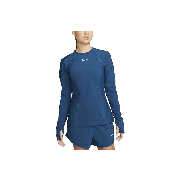 Nike T Shirts Women's Violet Blue-0