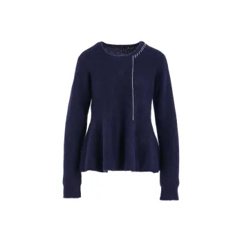Yohji Yamamoto FW24 Sweater Women's Marine Blue