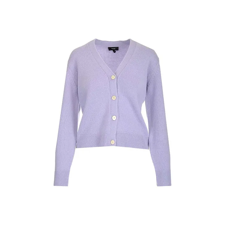 THEORY SS22 Fitted Knitwear Women's Purple-0