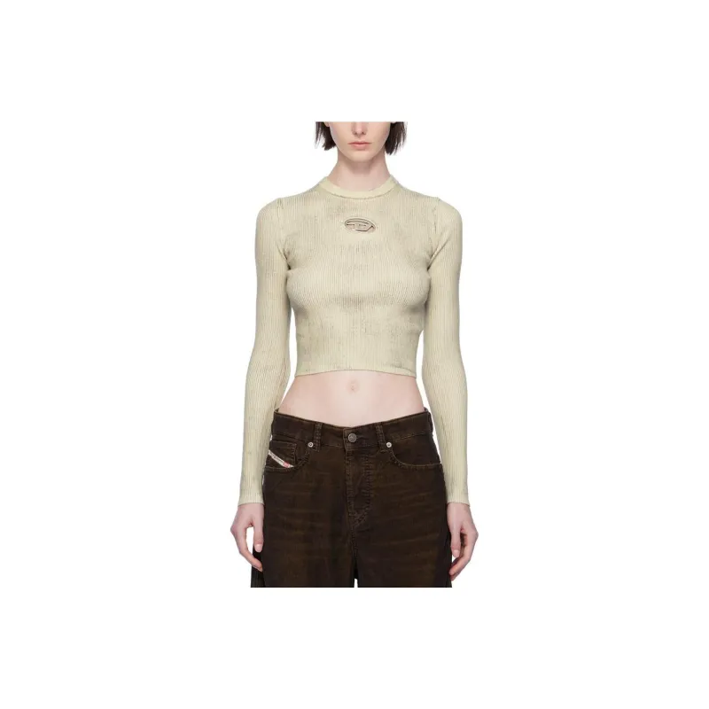 DIESEL FW23 Sweater Women's Light Gray-0