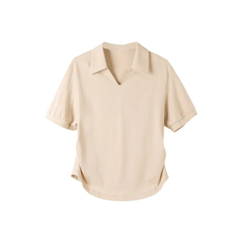 MITUAN T Shirts Women's Khaki-0