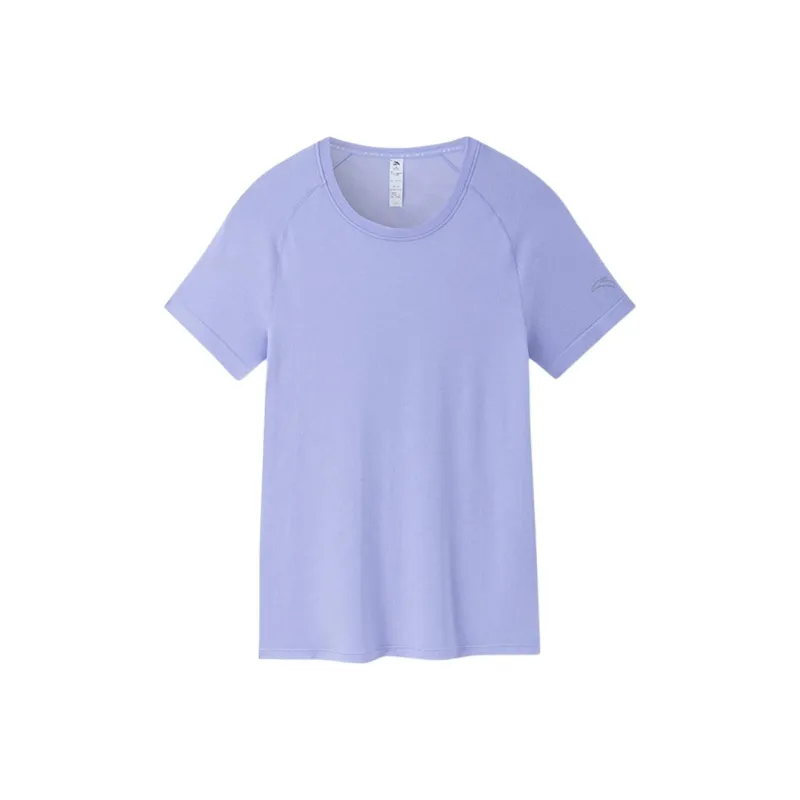 Anta Running Collection T Shirt Women's Clear Frost Purple-0