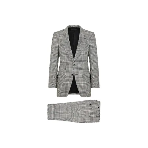 TOM FORD SS24 Business Suits Men's Black White