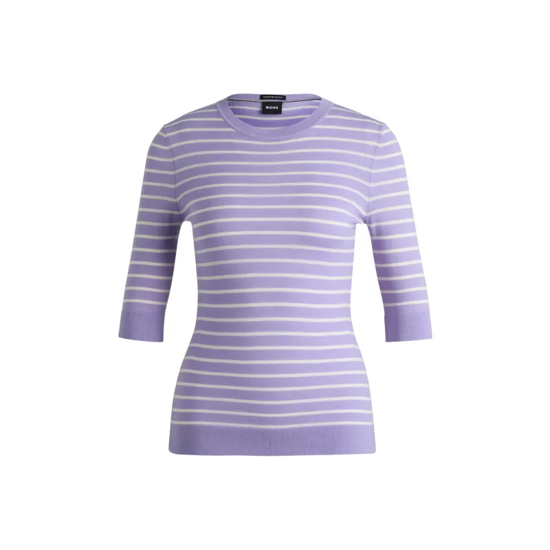 HUGO BOSS FW24 Sweater Women's Purple-0