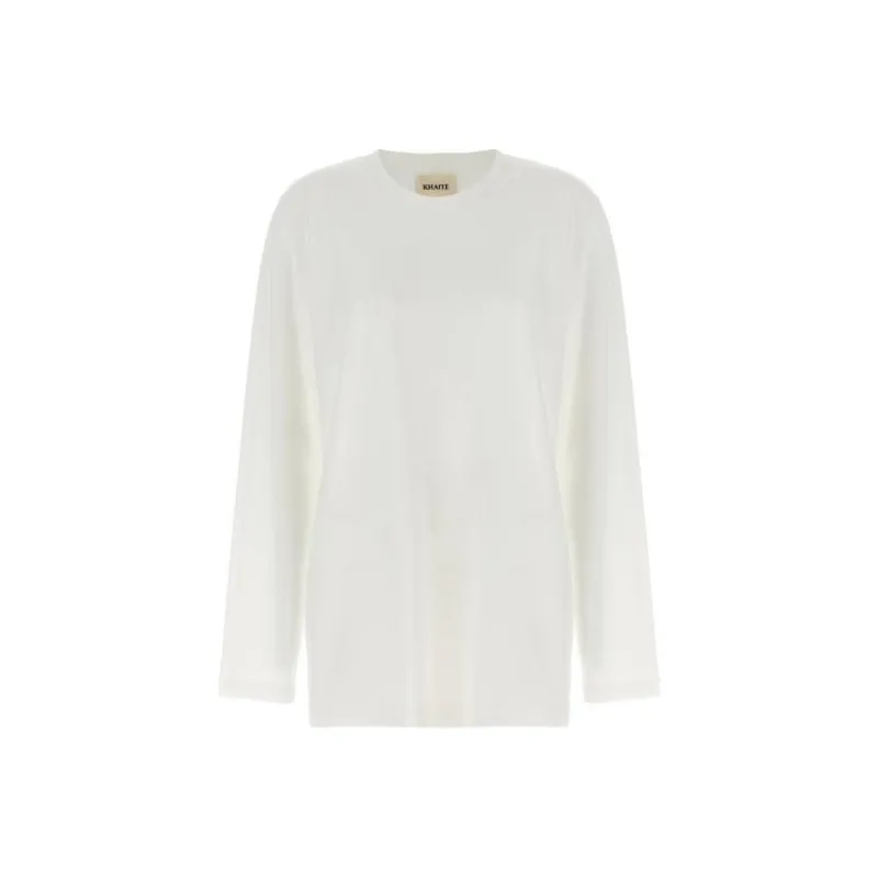 KHAITE Morton Long Sleeved T Shirt-0