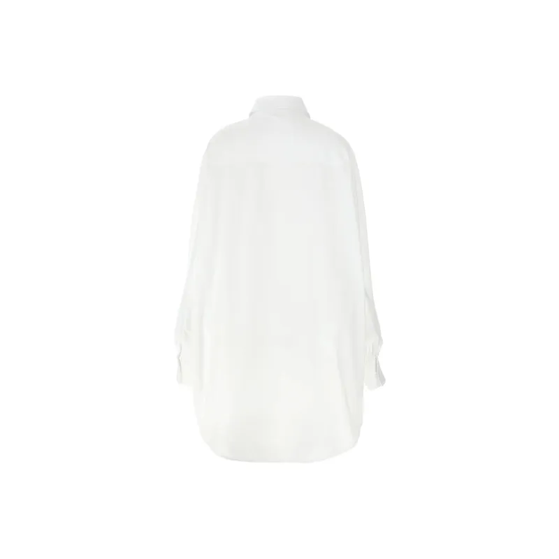 ERMANNO SCERVINO Macrame Lace Oversized Shirt-1