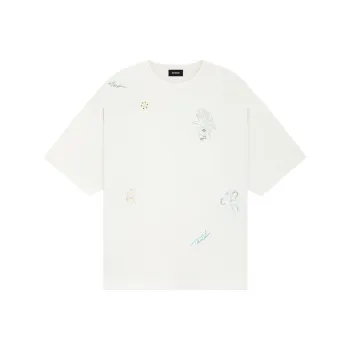 WE11DONE Rhinestone T shirt