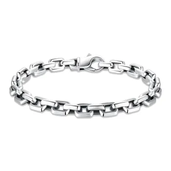 RURA 925 Sterling Silver Bracelets Unisex Silver