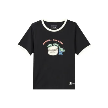 Adidas Neo x SANYANZAI Set in Sleeve T Shirt Women's Black