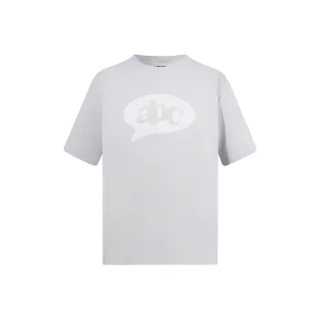 HEYABC T Shirt Women's Light Gray
