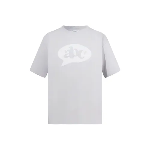 HEYABC T Shirt Women's Light Gray