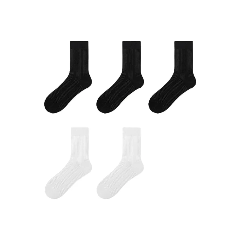 H YXIANG Mid Calf Socks Women's Combo Set-24