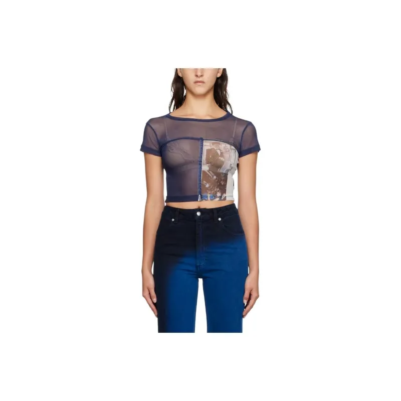 ECKHAUS LATTA T Shirt Women's Marine Blue-0