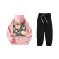 Pink Top and Black Pants