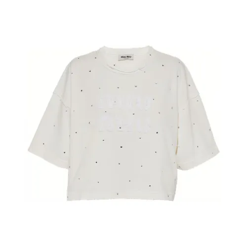 MIU MIU T Schwarzs Women's White