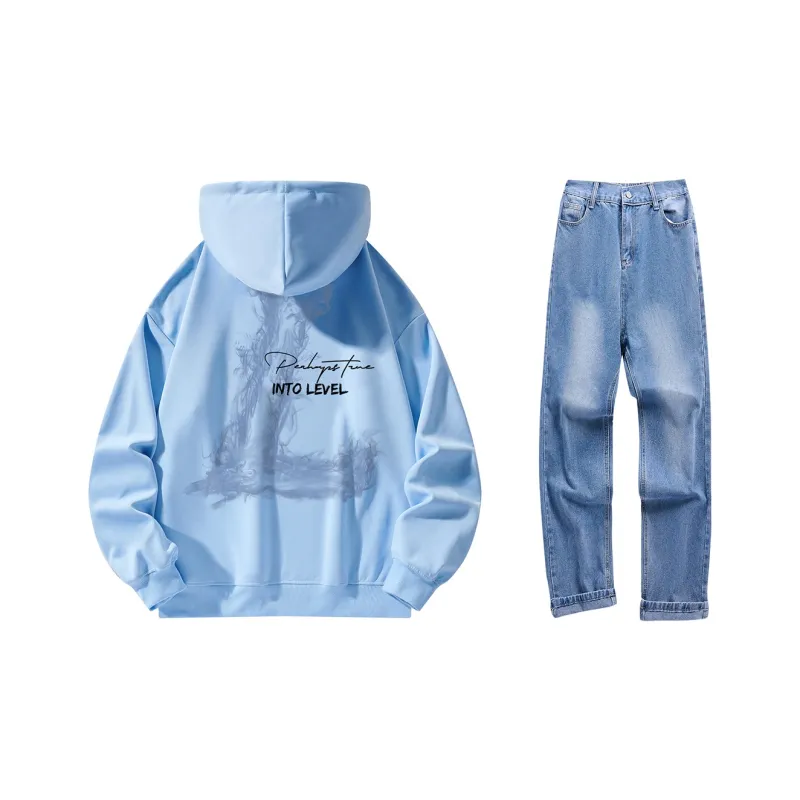LEVEL Sweatshirt Sets Unisex-28