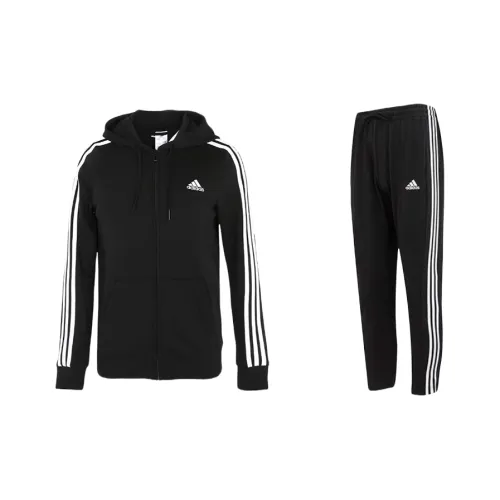 Adidas Sweatshirt Set Unisex Black