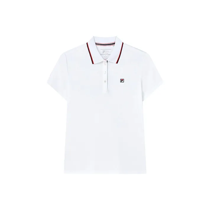 FILA Polo Shirts Women's Standard White-0