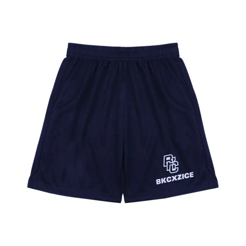 BKCXZICE Athleisure Breathable Quick Dry Basketball Shorts Loose Fit Drawstring Comfortable Fitness Pants Unisex-0