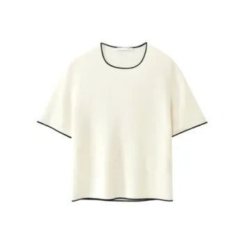 OVV Knitwear Women's Ecru Solid Color 15