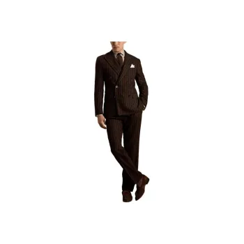 Ralph Lauren Purple Label FW24 Business Suits Men's Brown