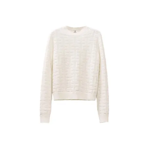 HERMES sweater effect Women's Gray White