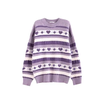 Tonlion Sweater Women's Purple Tone