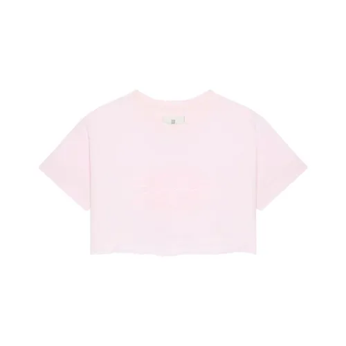 Givenchy Logo Embroidered Cropped T Shirt