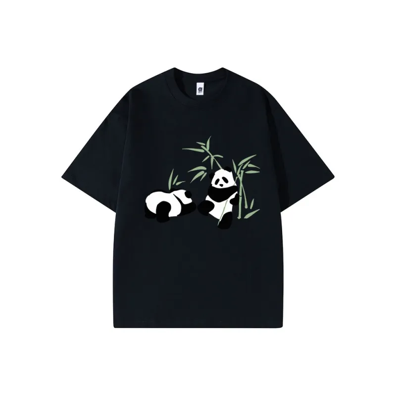 PANDA BASE T Shirts Women's-6