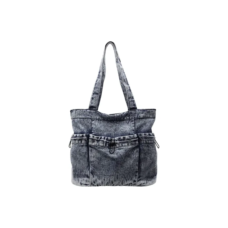 GOBLIN SHARKS 1759 Denim Shoulder Bag Regular Unisex Black/Blue-5